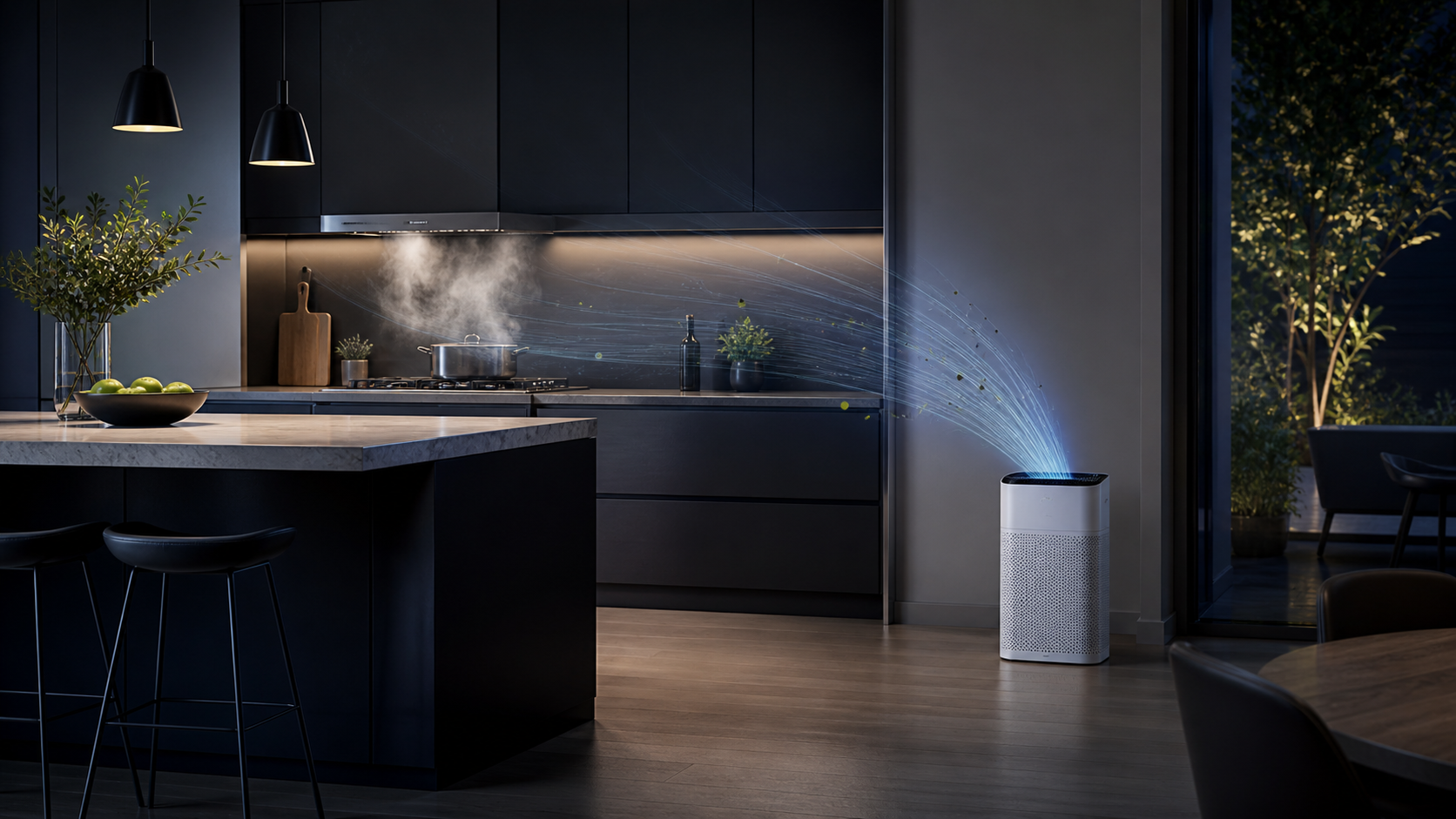 Kitchen air purifier